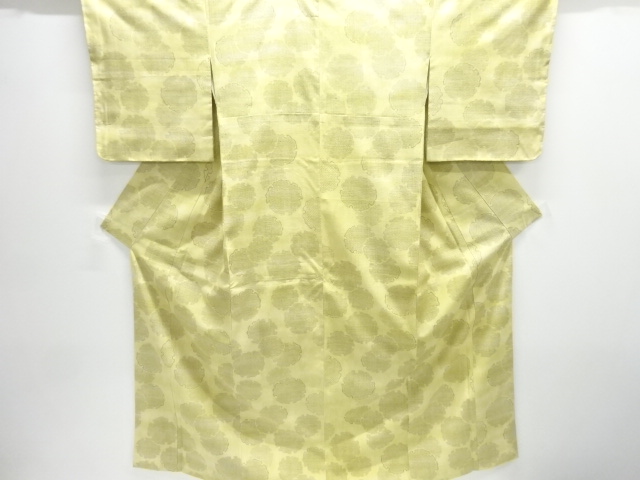 JAPANESE KIMONO / UNUSED YUKI TSUMUGI / WOVEN SNOWFLAK